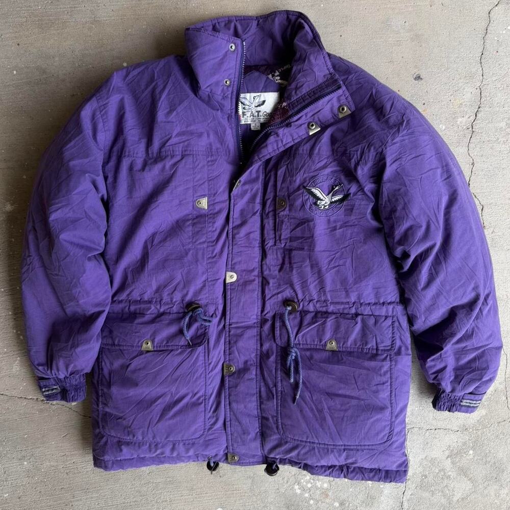 Purple triple‎ fat goose puffer - Picture 3 of 8